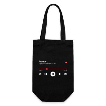 Trance - Gift Bag for Bottles - black - Front
