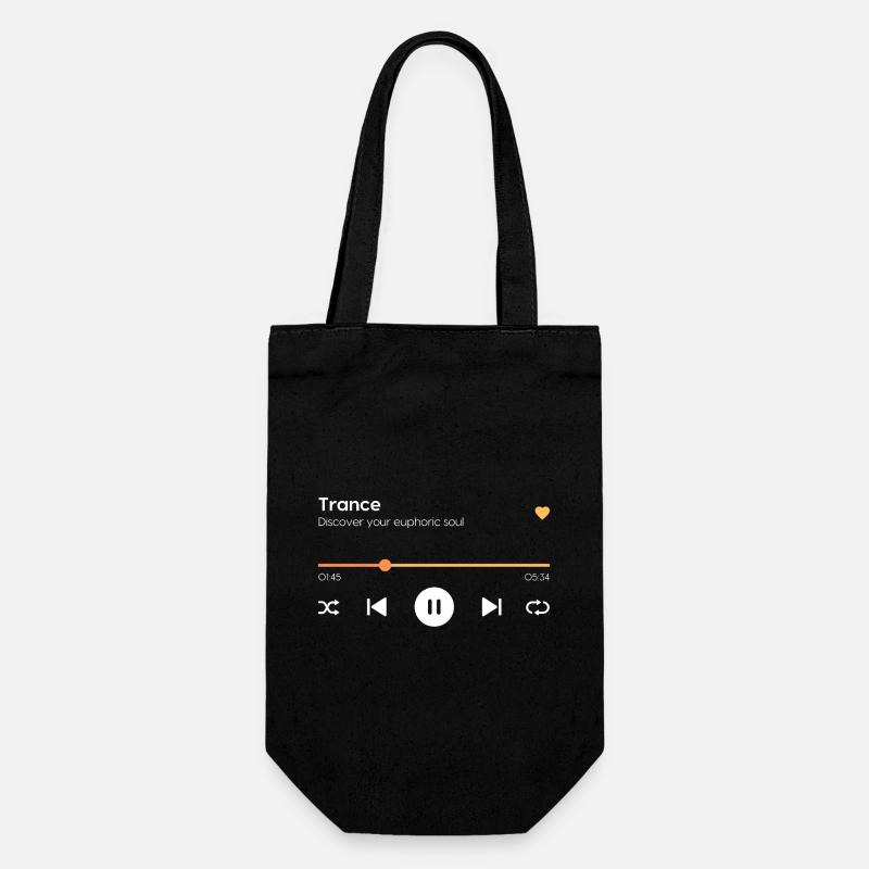 Trance - Gift Bag for Bottles - black