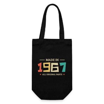 Legendär seit 1967 Original 1967 - Geschenkbeutel für Flaschen - Schwarz - Vorne