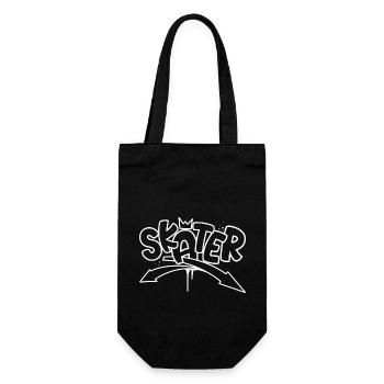 Skater Graffiti Skateboard - Sac à bouteille - noir - Devant