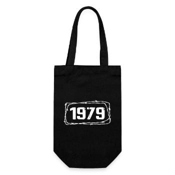 Vintage Made In 1979 - 45 Year Anniversary - Gift Bag for Bottles - black - Front