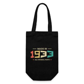 Legendär seit 1933 Original 1933 - Geschenkbeutel für Flaschen - Schwarz - Vorne