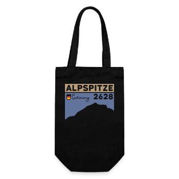 Alpspitze Hike via ferrata Hiking Bavaria - Gift Bag for Bottles - black - Front