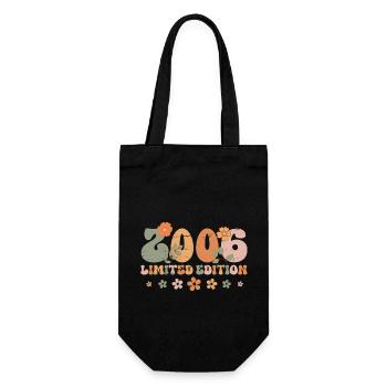 18e anniversaire 2006 Année de naissance - Sac à bouteille - noir - Devant