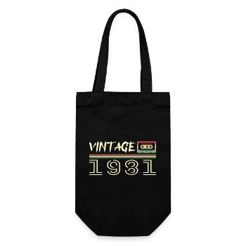 1981 Original 1981 Rétro Cadeau Anniversaire 1981 - Sac à bouteille - noir - Devant