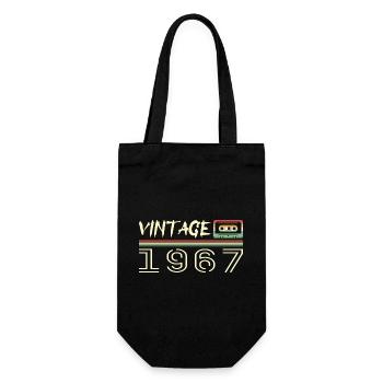 1967 Original 1967 Rétro Cadeau Anniversaire 1967 - Sac à bouteille - noir - Devant