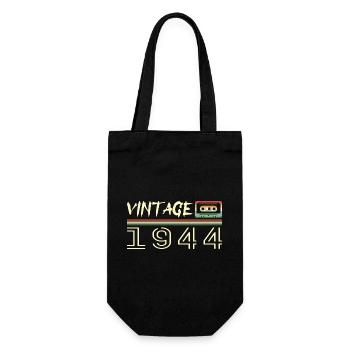 1944 Original 1944 Retro 1944 Geburtstagsgeschenk - Geschenkbeutel für Flaschen - Schwarz - Vorne