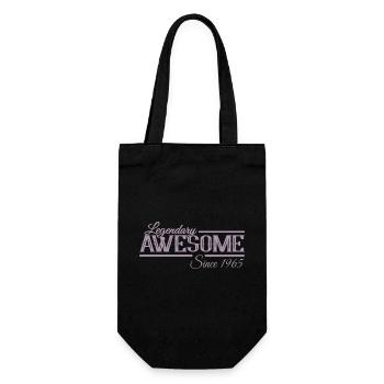 Legendary since 1965 Vintage Birthday - Gift Bag for Bottles - black - Front