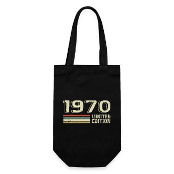 Nées en 1970 anniversaire 1970 Vintage 1970 - Sac à bouteille - noir - Devant