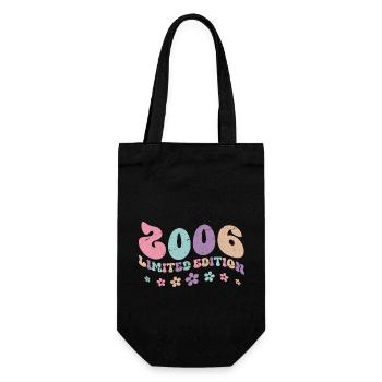 18e anniversaire 2006 Année de naissance - Sac à bouteille - noir - Devant