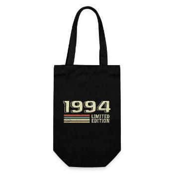 Born in 1994 Birthday 1994 Vintage 1994 - Gift Bag for Bottles - black - Front