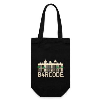 B4RCODE. Monaco - Sac à bouteille - noir - Devant