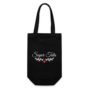 Super Tata - Sac à bouteille - noir - Devant