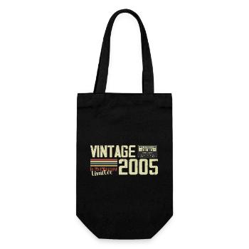 2005 Vintage Rétro Cadeau D'anniversaire 2005 - Sac à bouteille - noir - Devant