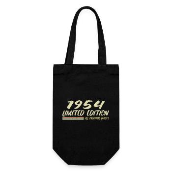 Cadeau D'anniversaire 1954 Idée Cadeau 1954 - Sac à bouteille - noir - Devant