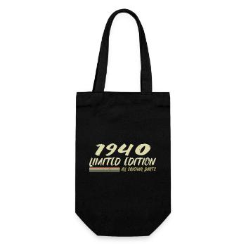 Cadeau D'anniversaire 1940 Idée Cadeau 1940 - Sac à bouteille - noir - Devant