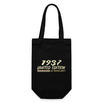 Cadeau D'anniversaire 1937 Idée Cadeau 1937 - Sac à bouteille - noir - Devant