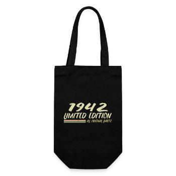 Cadeau D'anniversaire 1942 Idée Cadeau 1942 - Sac à bouteille - noir - Devant