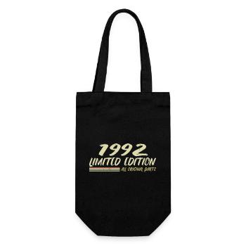 Cadeau D'anniversaire 1992 Idée Cadeau 1992 - Sac à bouteille - noir - Devant