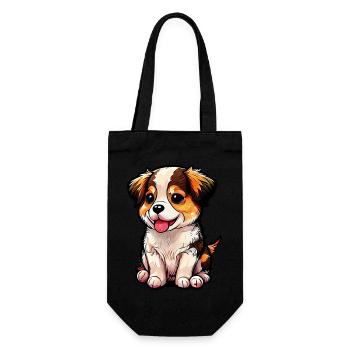 Doggy's charm, sweet snuffle - Gift Bag for Bottles - black - Front