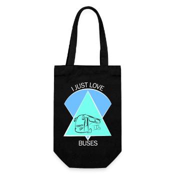 Bus Bus Driver School Bus Bus Bus Driver - Gift Bag for Bottles - black - Front