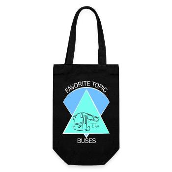 Bus Bus Driver School Bus Bus Bus Driver - Gift Bag for Bottles - black - Front