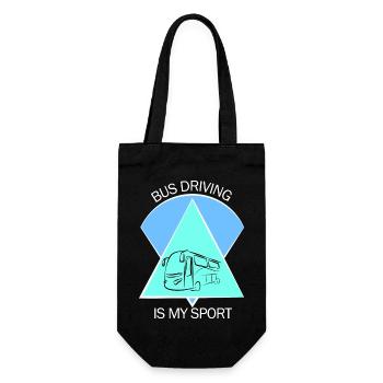 Bus Bus Driver School Bus Bus Bus Driver - Gift Bag for Bottles - black - Front