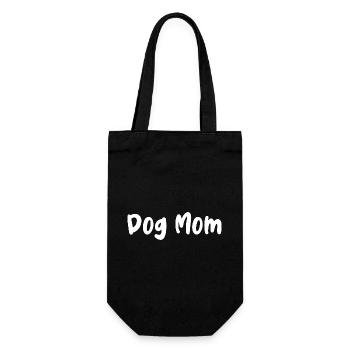 Maman chien - Sac à bouteille - noir - Devant