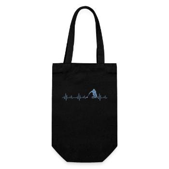 Idées cadeaux Curling Heartbeat - Sac à bouteille - noir - Devant
