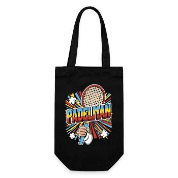 PADELMAN - Geschenkbeutel für Flaschen - Schwarz - Vorne