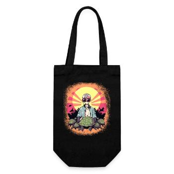 jokes present fun bday present idea - Gift Bag for Bottles - black - Front