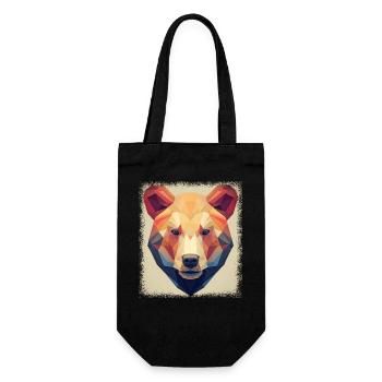 Ice Bear Joke Present Idea Geek Coati Grumbler - Gift Bag for Bottles - black - Front