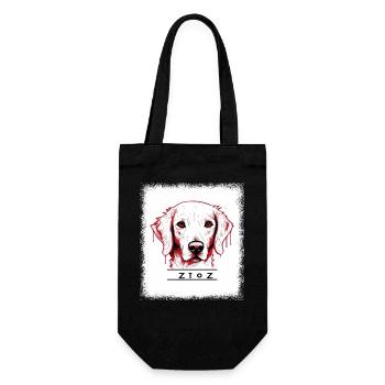 funny quote funny sayings dogs beagle love - Gift Bag for Bottles - black - Front