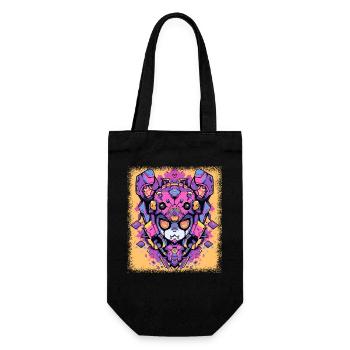 humor birthday present idea baby - Gift Bag for Bottles - black - Front
