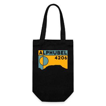 Alphubel High Tour, Mountain Tour, Tour, Souvenir, Souvenir - Gift Bag for Bottles - black - Front