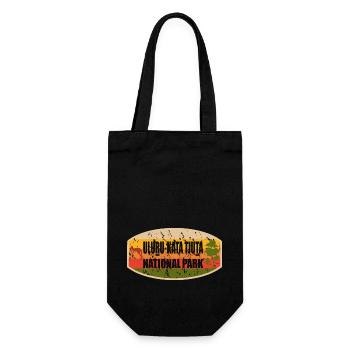 Uluru Kata Tjuta National Park - Geschenkbeutel für Flaschen - Schwarz - Vorne