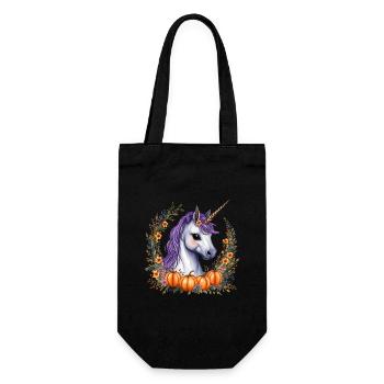 halloween pony - Gift Bag for Bottles - black - Front