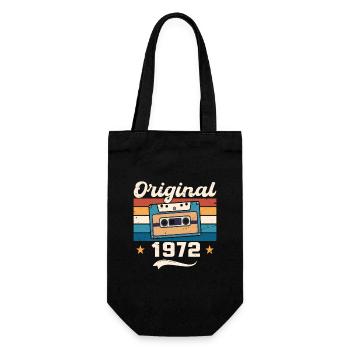 Born Gift Original 1972 Gift Idea 1972 - Sac à bouteille - noir - Devant