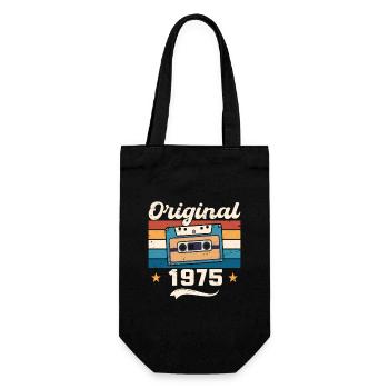 Born Gift Original 1975 Gift Idea 1975 - Sac à bouteille - noir - Devant