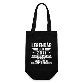 Legendär seit 2011 Limitierte Auflage 2011 - Geschenkbeutel für Flaschen - Schwarz - Vorne