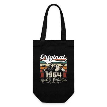 1964 - Cadeau né en 1964 - Sac à bouteille - noir - Devant