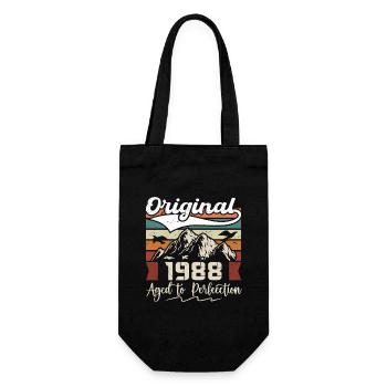 1988 - Cadeau né en 1988 - Sac à bouteille - noir - Devant