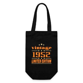 1952 Vintage Retro Birthday Bday Gift 1952 - Sac à bouteille - noir - Devant
