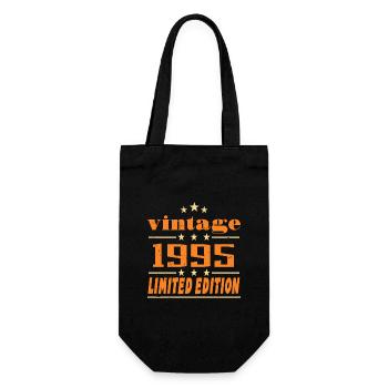 1995 Vintage Retro Birthday Bday Gift 1995 - Sac à bouteille - noir - Devant