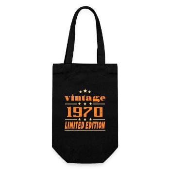 1970 Vintage Retro Birthday Bday Gift 1970 - Sac à bouteille - noir - Devant