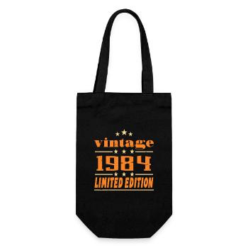 1984 Vintage Retro Birthday Bday Gift 1984 - Sac à bouteille - noir - Devant
