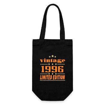 1996 Vintage Retro Birthday Bday Gift 1996 - Sac à bouteille - noir - Devant