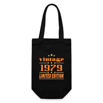 1979 Vintage Retro Birthday Bday Gift 1979 - Sac à bouteille - noir - Devant