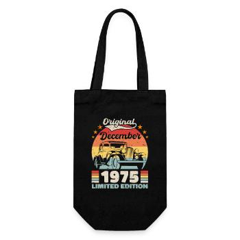 Décembre 1975 Cadeau d’anniversaire Décembre 1975 - Sac à bouteille - noir - Devant