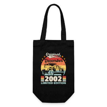 December 2002 Birthday present December 2002 - Gift Bag for Bottles - black - Front